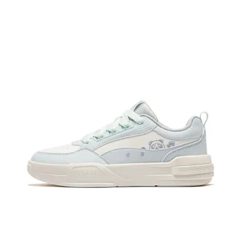 Erke Battery Panda 4lite Wear Resistant Slip Resistant Low Top Skateboard Shoes Women's Microcrystal White Mist Gray