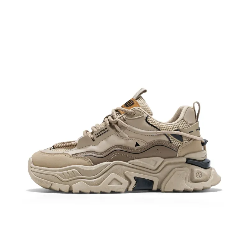 HACKBUTEER Low Top Chunky Sneakers Men's Box-11