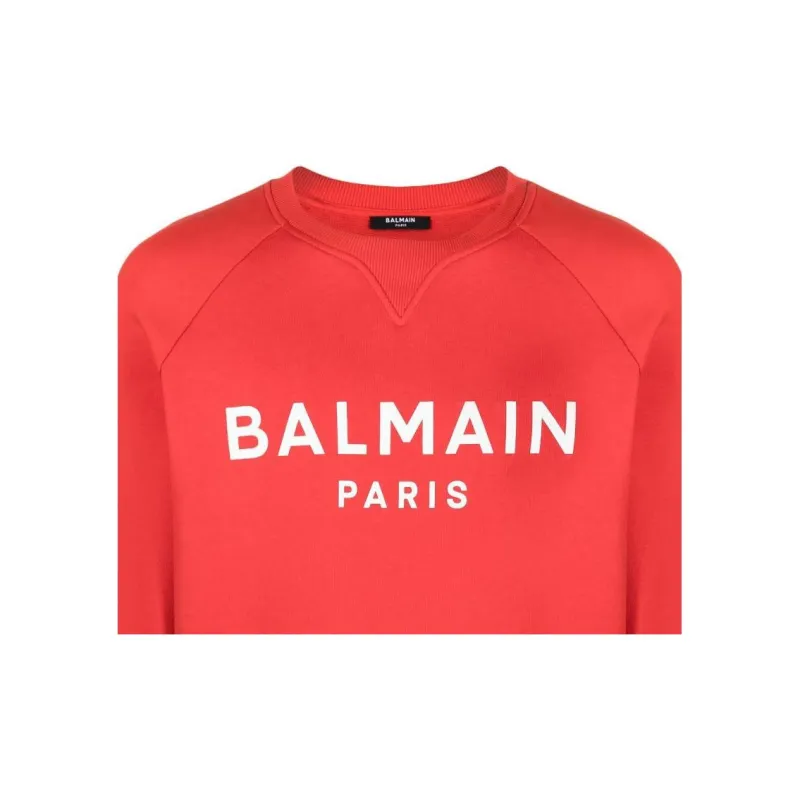 BALMAIN Sweatshirts Men Red-4