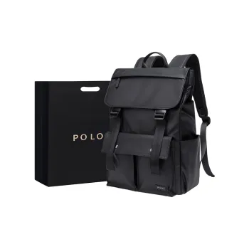 POLO Fabric Backpack Extra Large Men's Black