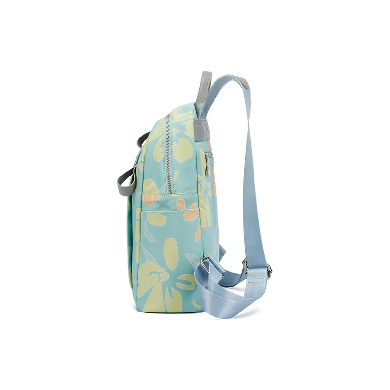 RED DRAGONFLY Fabric Backpack Regular Unisex Light Blue-2