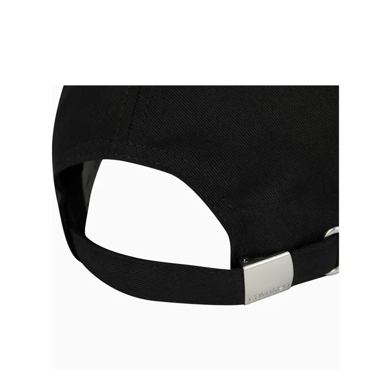 CALVIN KLEIN Cotton Baseball Caps Unisex Space Black-3