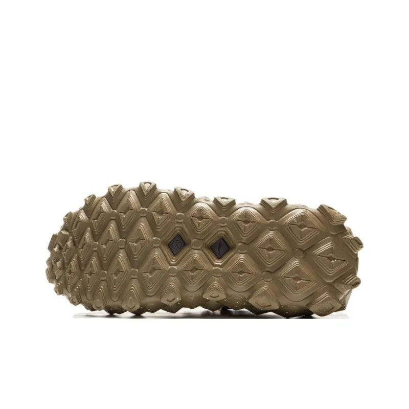 LiNing Cushioned Slip Resistant Abrasion Resistant Low Top Casual Shoes Unisex Beige Brown-4