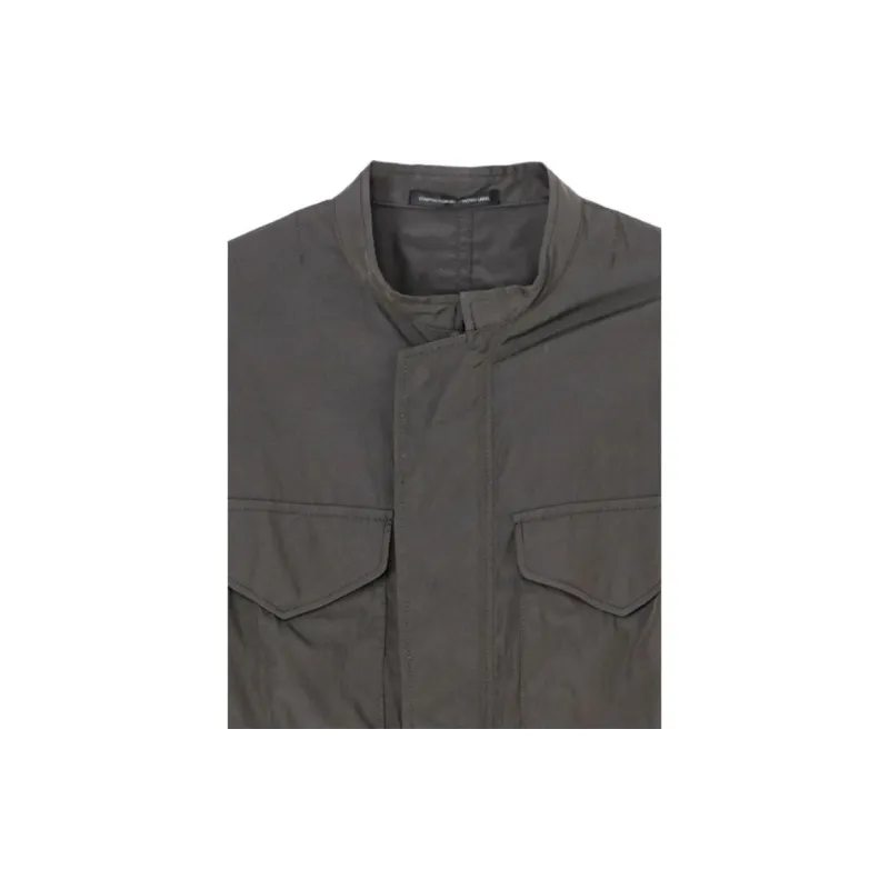 Yohji Yamamoto Jacket Unisex Charcoal-2