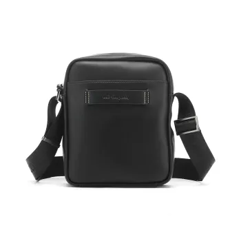 RED DRAGONFLY PU Crossbody Bag Men's Black/Coffee