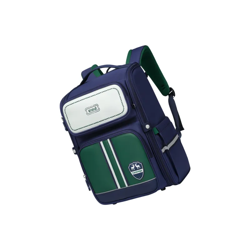 V.NINE Fabric Student Backpack Backpack Unisex Multicolor-2