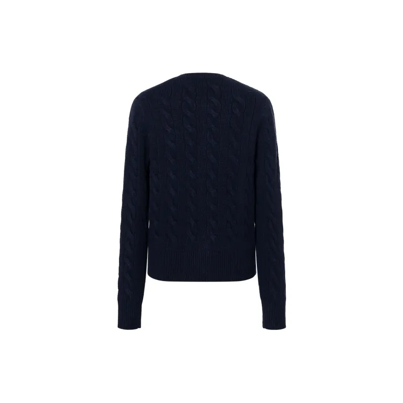 Polo Ralph Lauren Pony Embroidered Cable Knit Cardigan-1