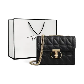 MILLIE'S Cow Leather Shoulder Bag Crossbody Bag Regular Women's Black