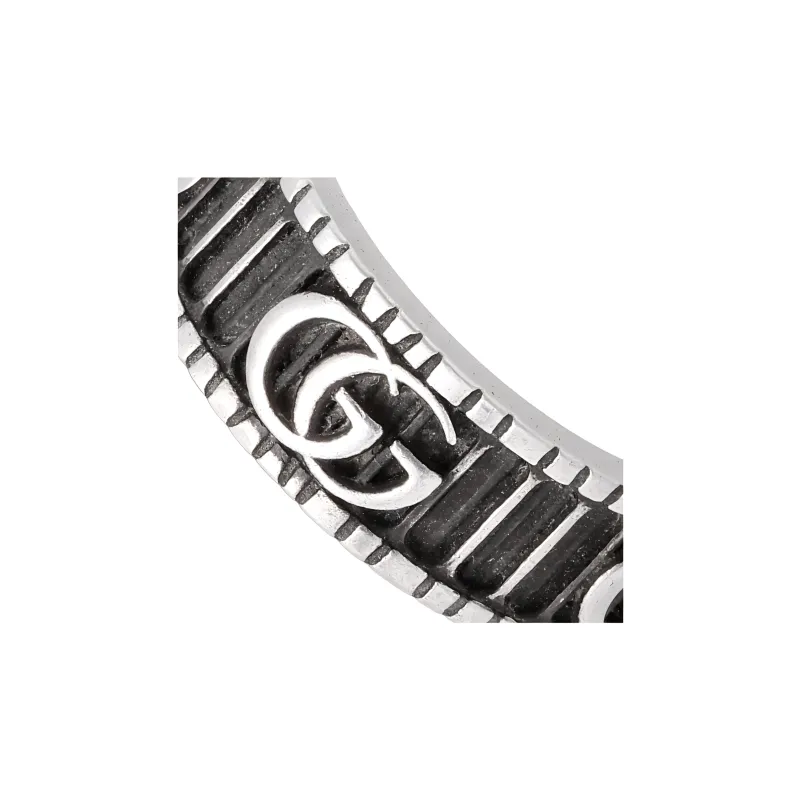 GUCCI 925 Sterling Silver Rings Men's Silver-2