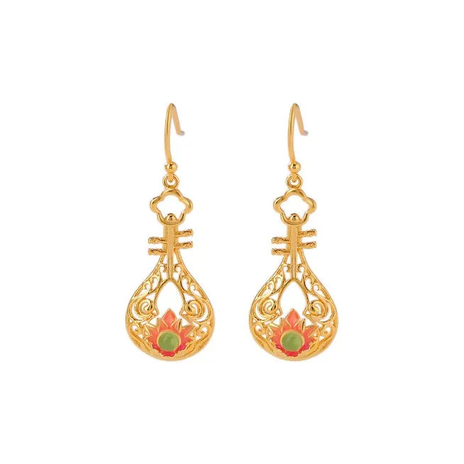 Royal Heaven's Choice Earrings Jasper Unisex-0