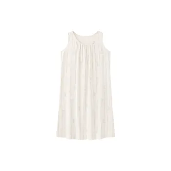 FENTENGCARE Nightgown Women's Apricot