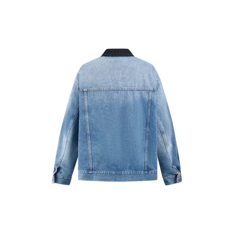 A21 Denim Jackets Women's Light Blue-1
