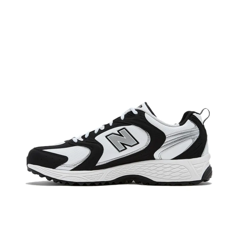 New Balance NB 530 Slip Resistant And Breathable Low Top Golf Shoes Men's Black White-2