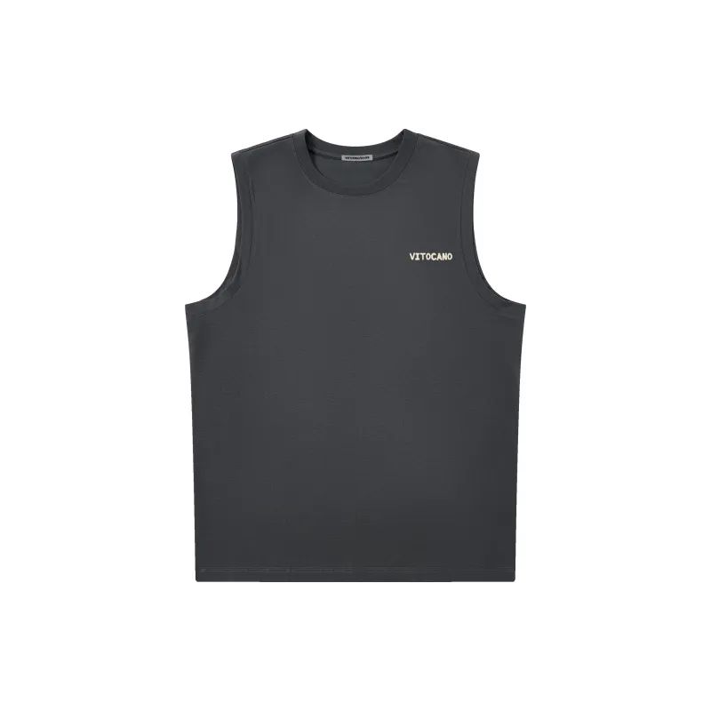Vitocano Tank Tops Unisex White-8