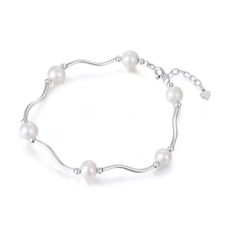 Love Pearl Bracelets Women's-0