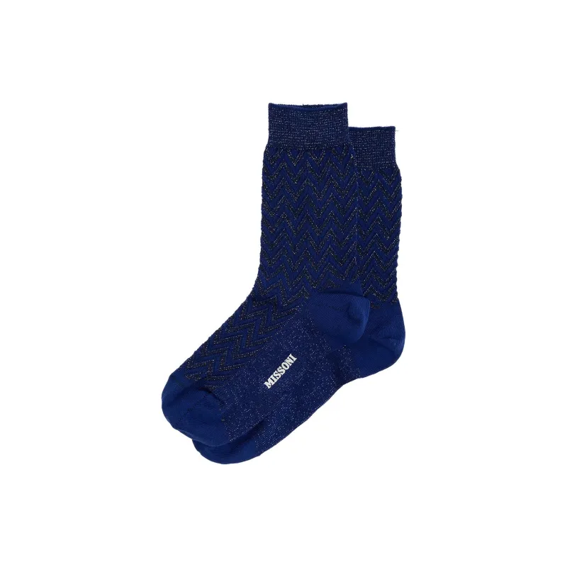 MISSONI Ankle Socks Women's 1 Pack Blue-1