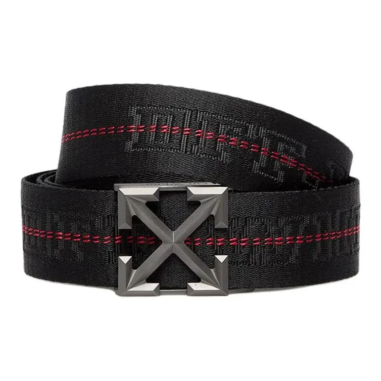 OFF WHITE Arrow Logo Tape Detailed Belt-2