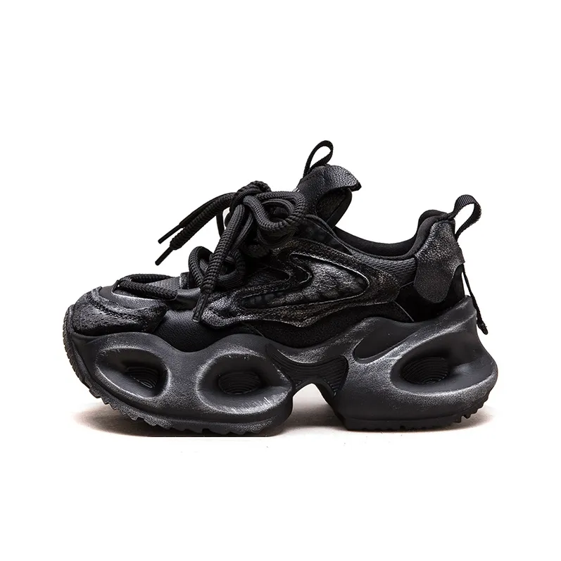 Chibang Height Increasing Low-Top Chunky Sneakers Women's-0