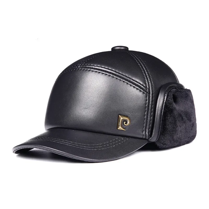 PIERRE CARDIN Cowhide Sheepskin Polyester Baseball Caps Men's-6