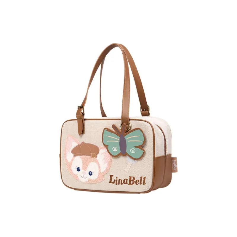 Disney Fabric Tote Bag, Shopping Bag, Handbag Women's Brown-1