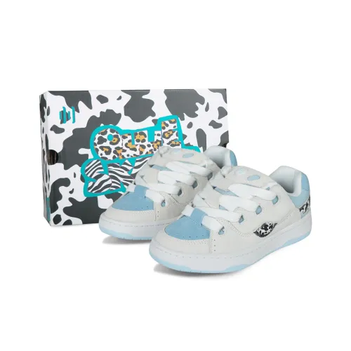Ollieskate Low Top Skateboard Shoes Unisex Blue