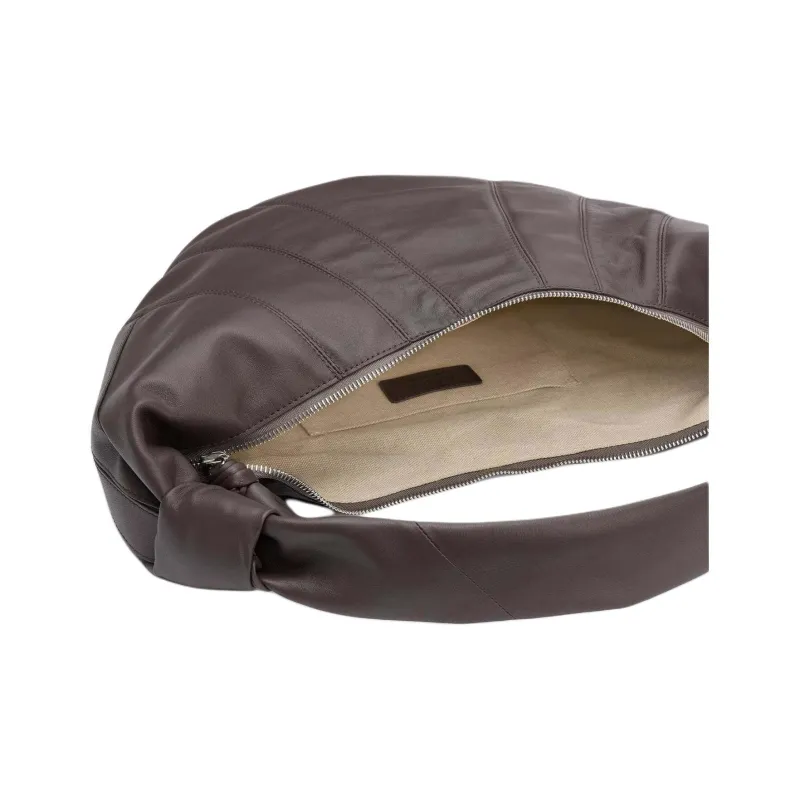 Lemaire Sheepskin Goat Horn Bag Handbag Shoulder Bag Women's Brown-2