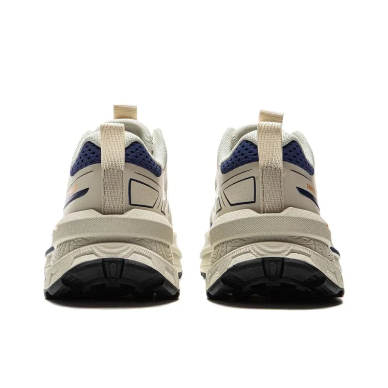LiNing CF Su Xingchuan Abrasion Resistant Waterproof Slip Resistant Low Top Outdoor Hiking Shoes Unisex Beige Blue-4