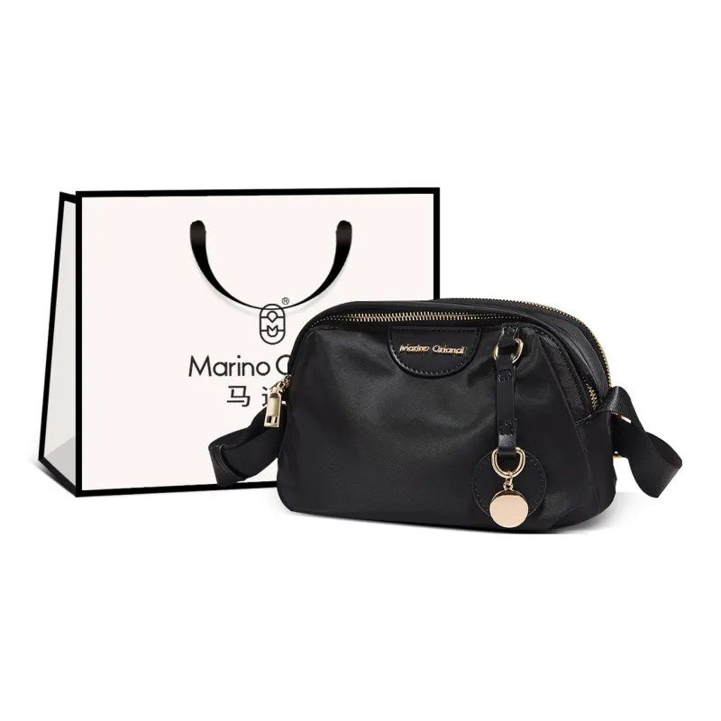 Marino Orlandi Fabric Shoulder Bag, Crossbody Bag Regular Women's Black/Army Green/Khaki/Ecru-0