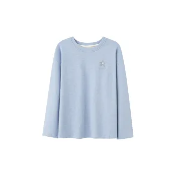 GOSO Pajama Tops Women's Light Blue