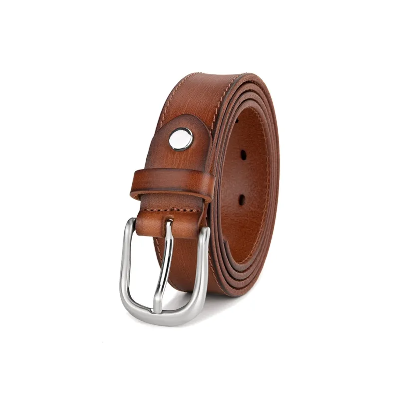 Cows Reign Cow Leather Leather Belts Unisex 2.8CM-5