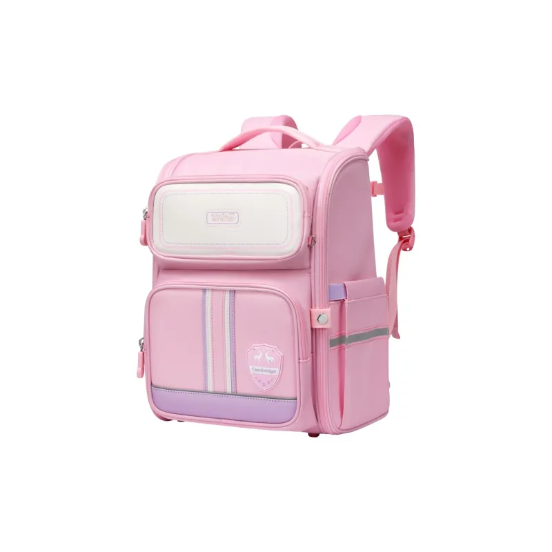 V.NINE Fabric Student Backpack Backpack Unisex Multicolor-19