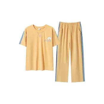 FENTENGCARE Pajama Set Women's Sunflower