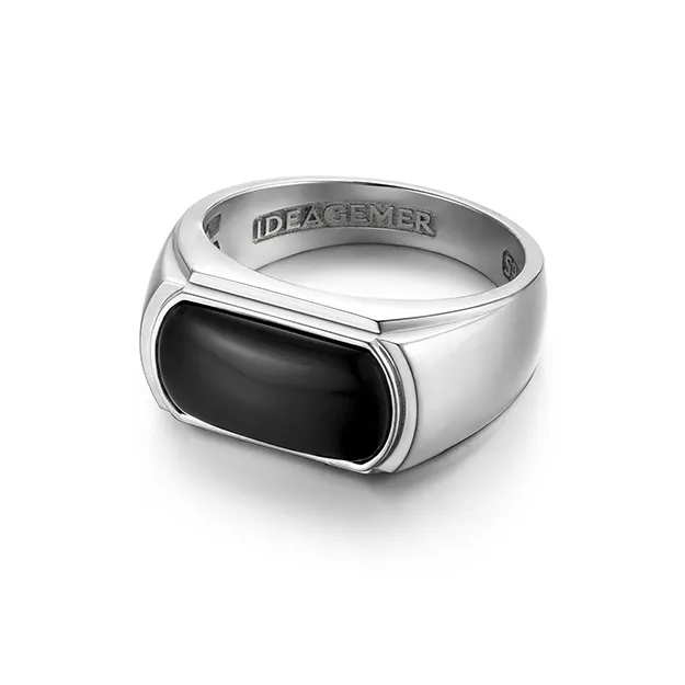 IDEAGEMER Jade Rings Men-2
