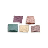 Multicolor Jacquard Hair Tie Clothing Sets