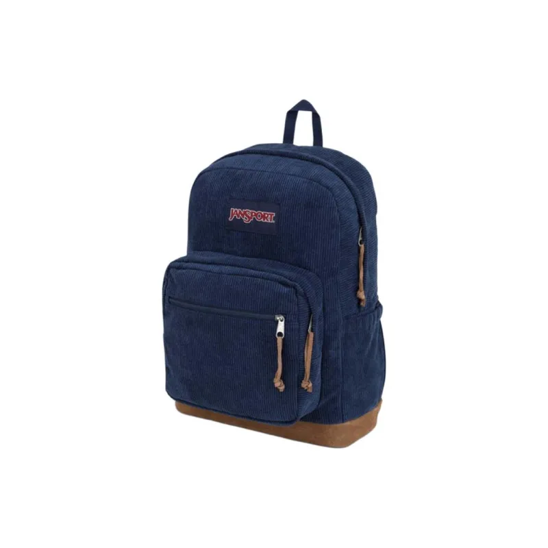 JanSport Corduroy Backpack Regular Men's Marine Blue-1