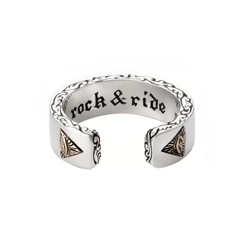 ROCK&RIDE 925 Sterling Silver Rings Unisex-0