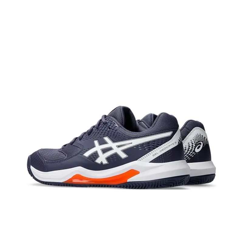 Asics Gel Dedicate 8 Clay Indigo Fog White-2