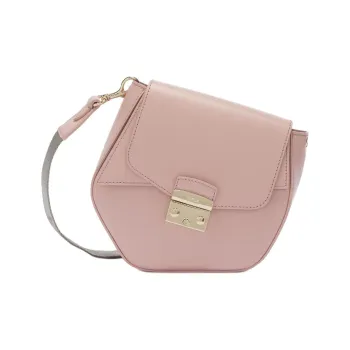 Furla Metropolis Collection Leather Crossbody Bag Shoulder Bag Mini Women's Pink