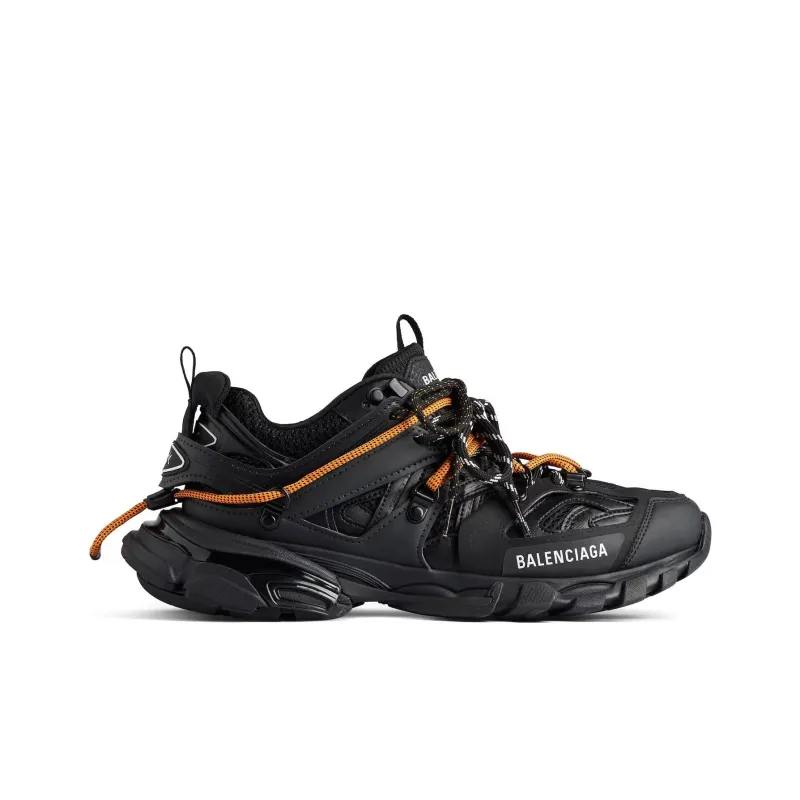 Balenciaga Track Trail Low Top Casual Shoes Men's Black-1