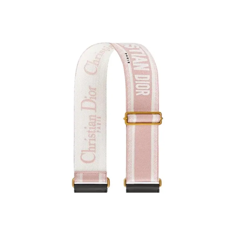 DIOR Cotton Bag Strap Women's Light Pink-2