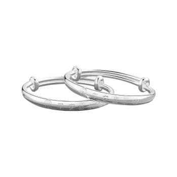 Silver Place 999 Fine Silver Bangles Kids'