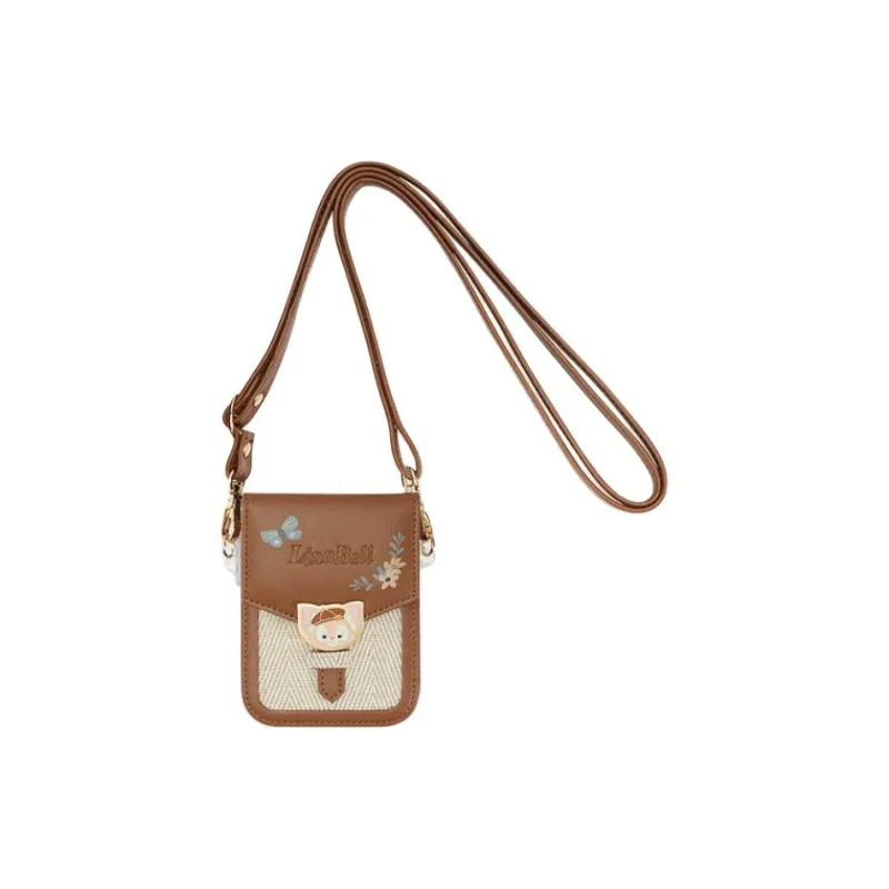 Disney PU One Shoulder Crossbody Card Holder Women's Brown-0