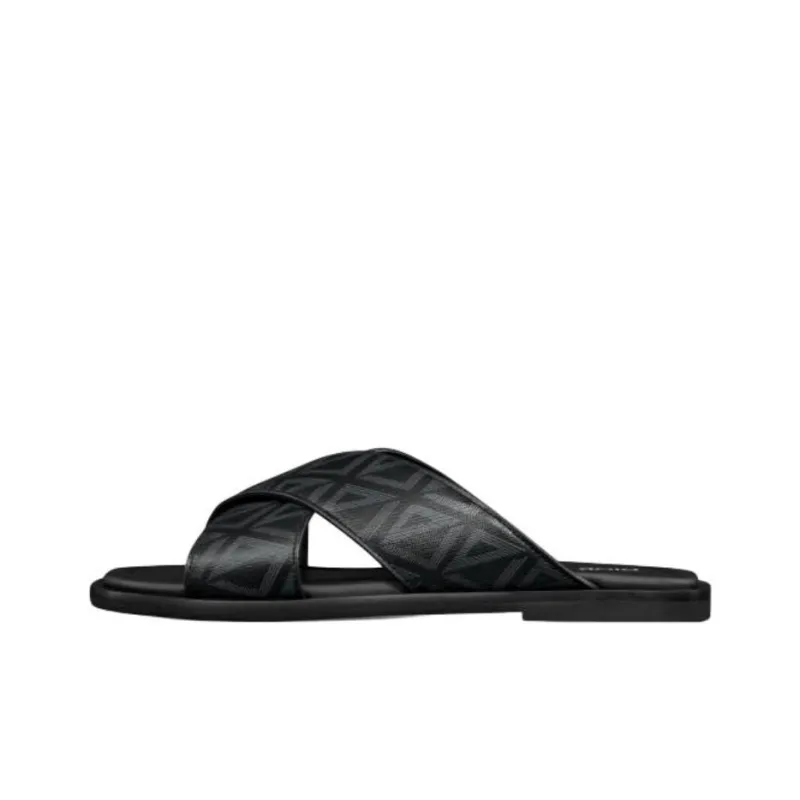 DIOR Alias Abrasion Resistant Slide Slippers Men's Black-0