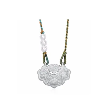 KING TAI SANG 999 Fine Silver Necklaces Unisex