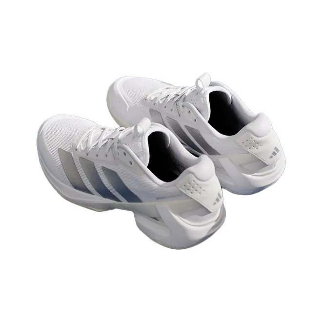 Adidas Adizero Ubersonic 5 Cloud White Silver Metallic Women's-3