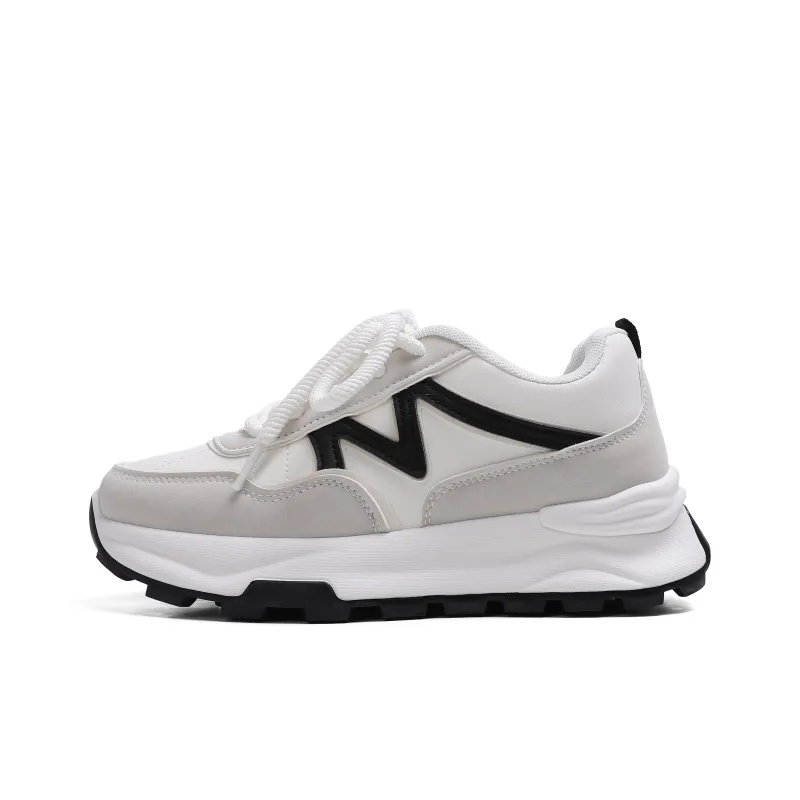 RENBEN Cushioning Anti-Slip And Wear-Resistant Low-Top Chunky Sneakers Unisex-0