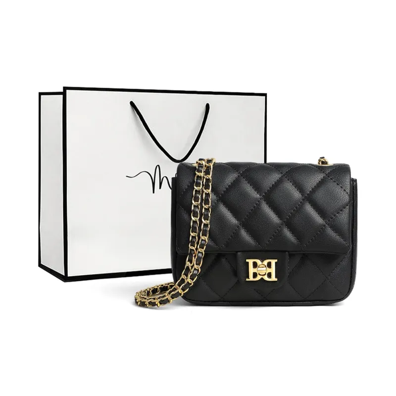 MILLIE'S Cow Leather Underarm Shoulder Bag, Crossbody Bag Trumpets Women's Black-0