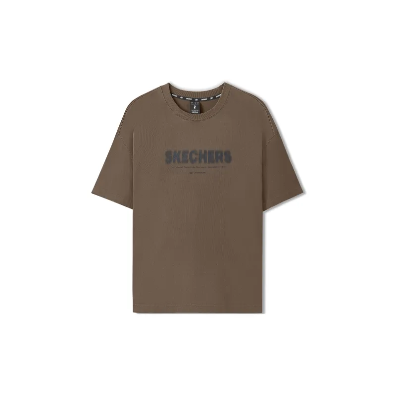 Skechers Sports Life Collection T Shirt Unisex Pinecone Brown-0