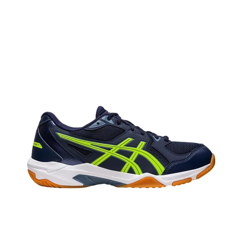 Asics Gel-Rocket 10 Anti-Slip Wear-Resistant Low-Top Casual Running Shoes Unisex Blue-1