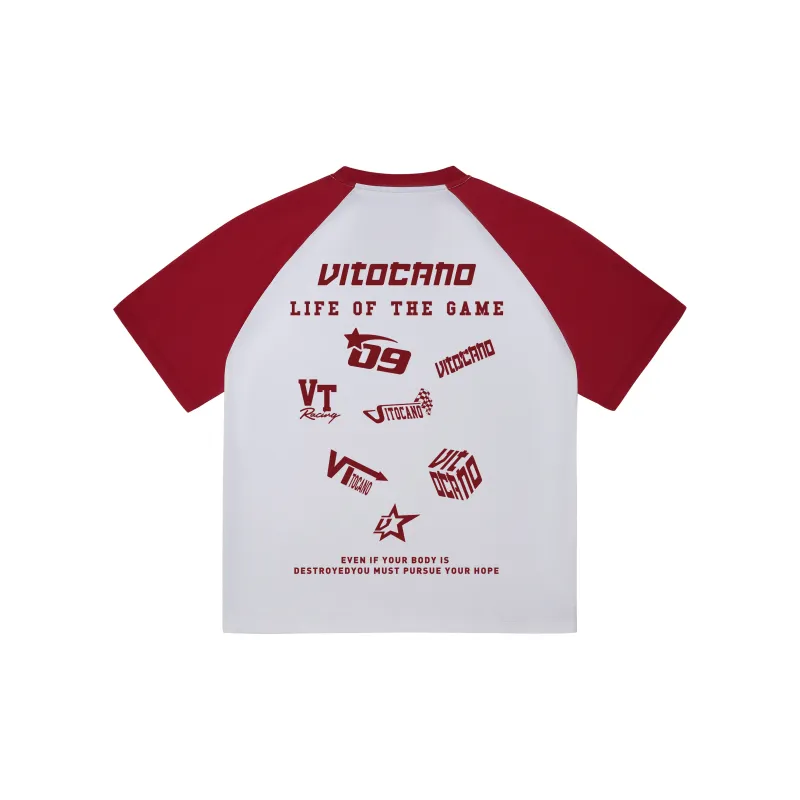 Vitocano T-Shirt Unisex White & Navy Blue-4